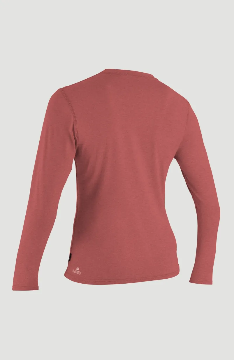 Blueprint L/S Sun Shirt Womens | TEA ROSE