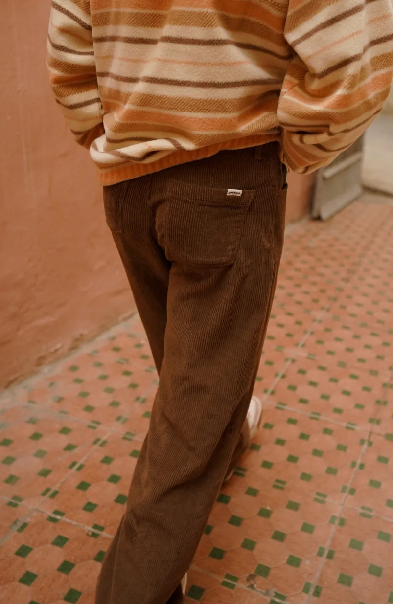 Broek Dive Cord | Melted Chocolate