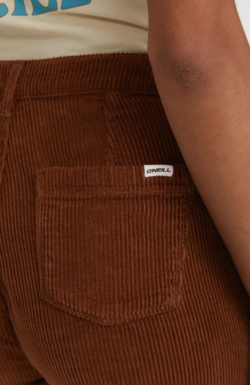 Broek Dive Cord | Melted Chocolate