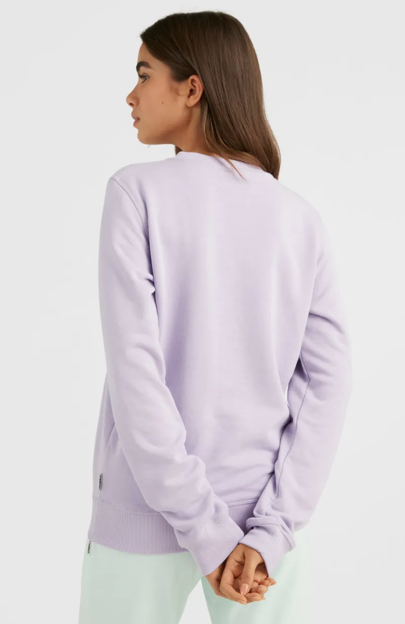 Circle Surfer Crew Sweatshirt | Purple Rose