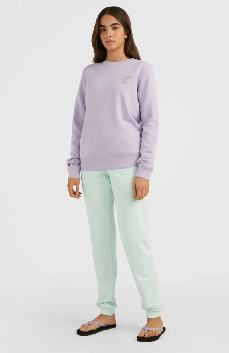 Circle Surfer Crew Sweatshirt | Purple Rose