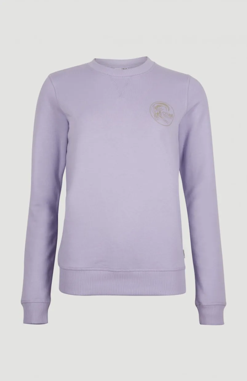 Circle Surfer Crew Sweatshirt | Purple Rose