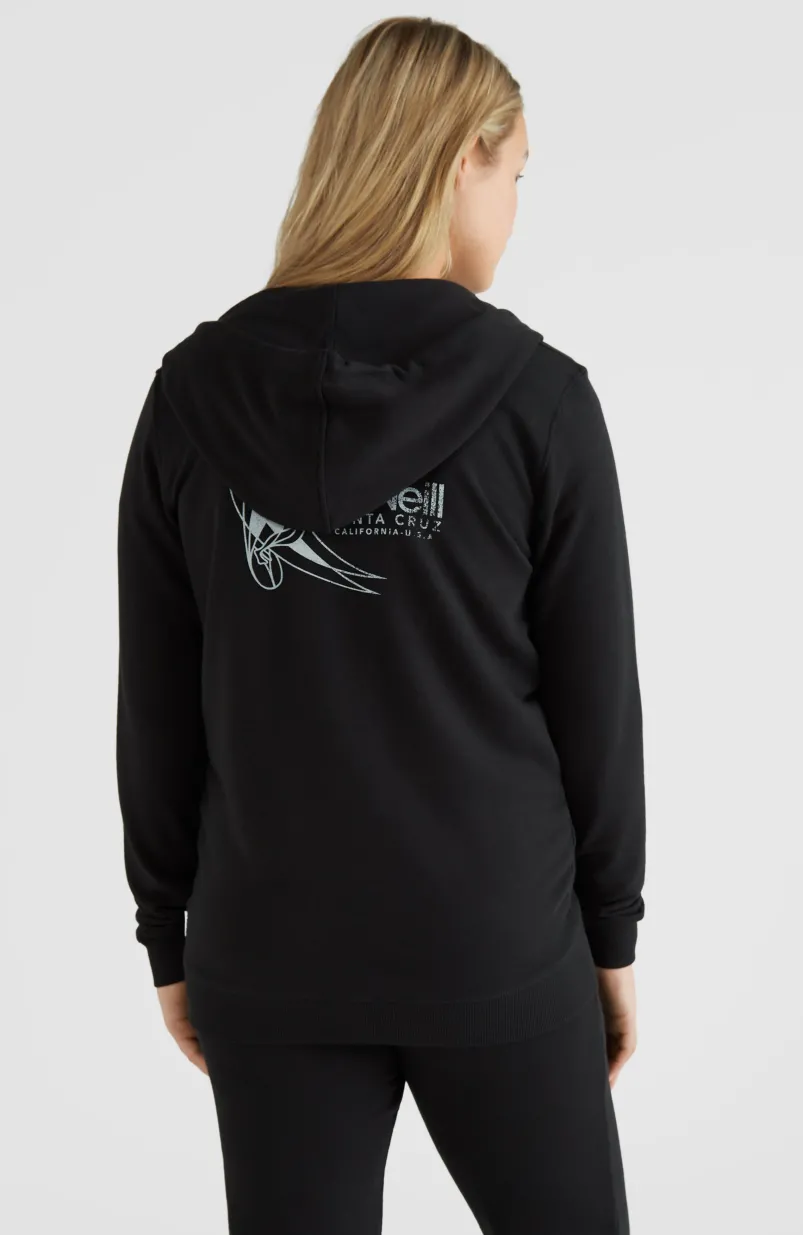 Circle Surfer Hoodie Jacket | Black Out