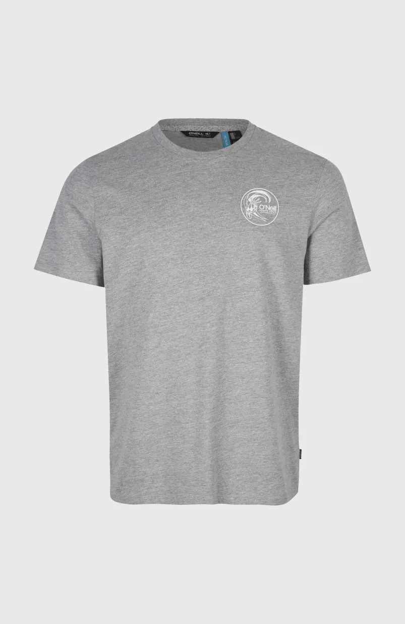 Circle Surfer T-Shirt | Silver Melee -A