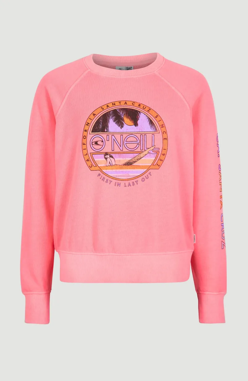 Cult Shift Crew Sweatshirt | Diva Pink
