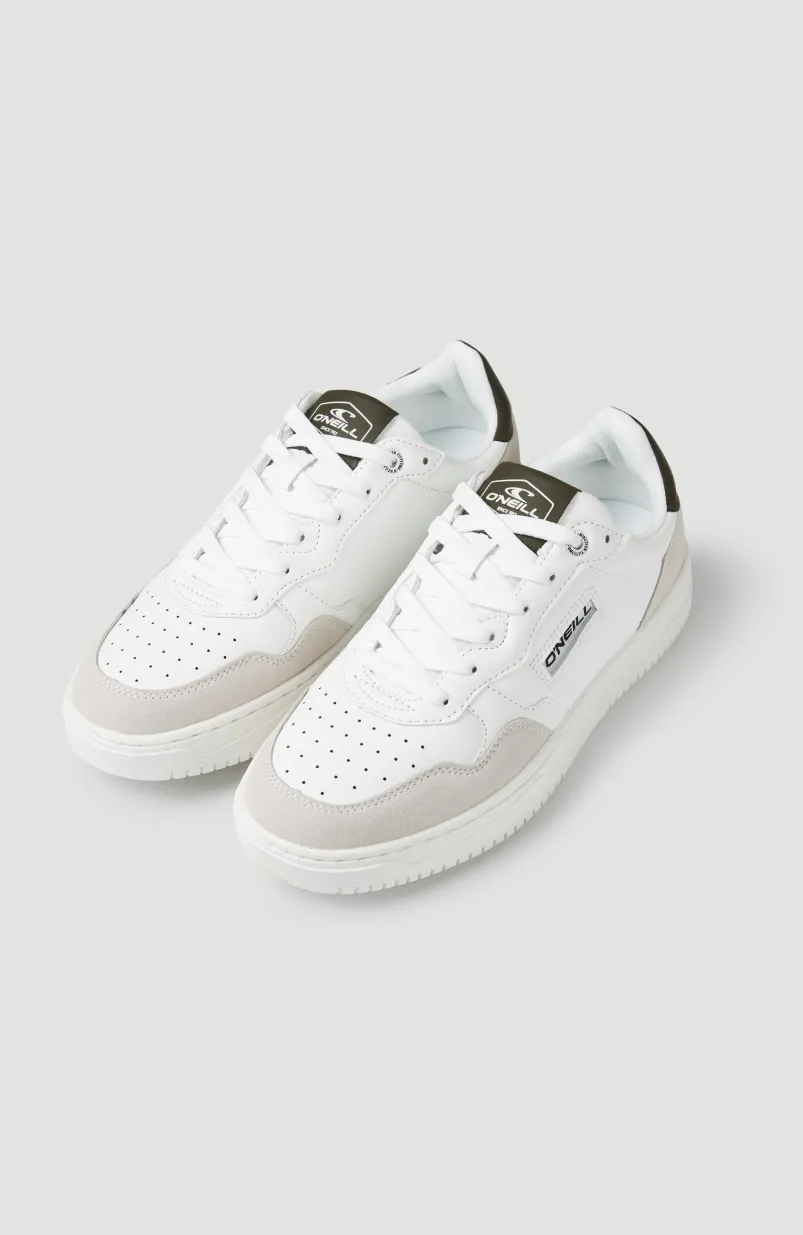 GALVESTON LOW Sneakers | BRIGHT WHITE/ OLIVE