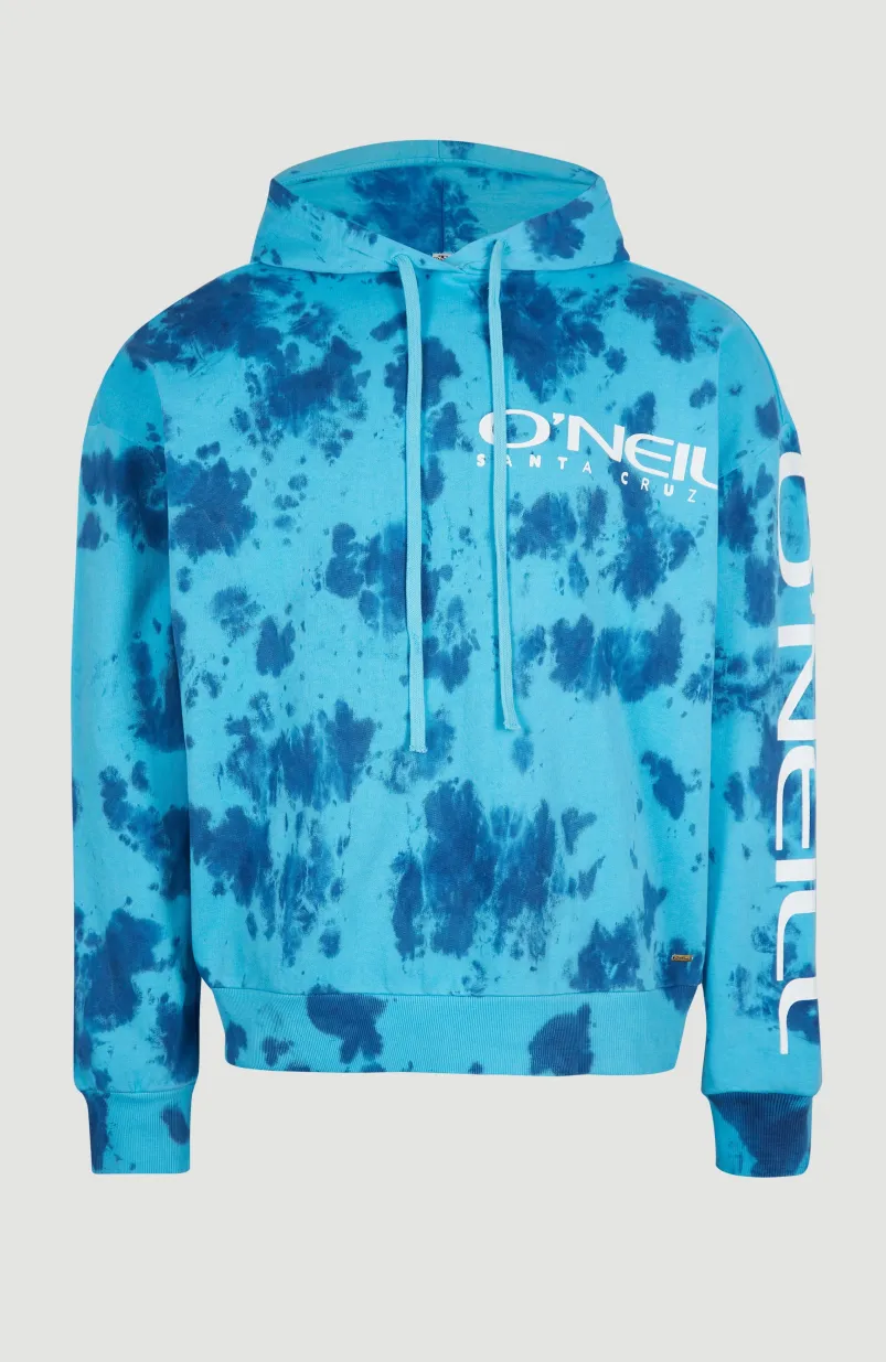 Hoodie Oakes | Bright Blue Tie Dye