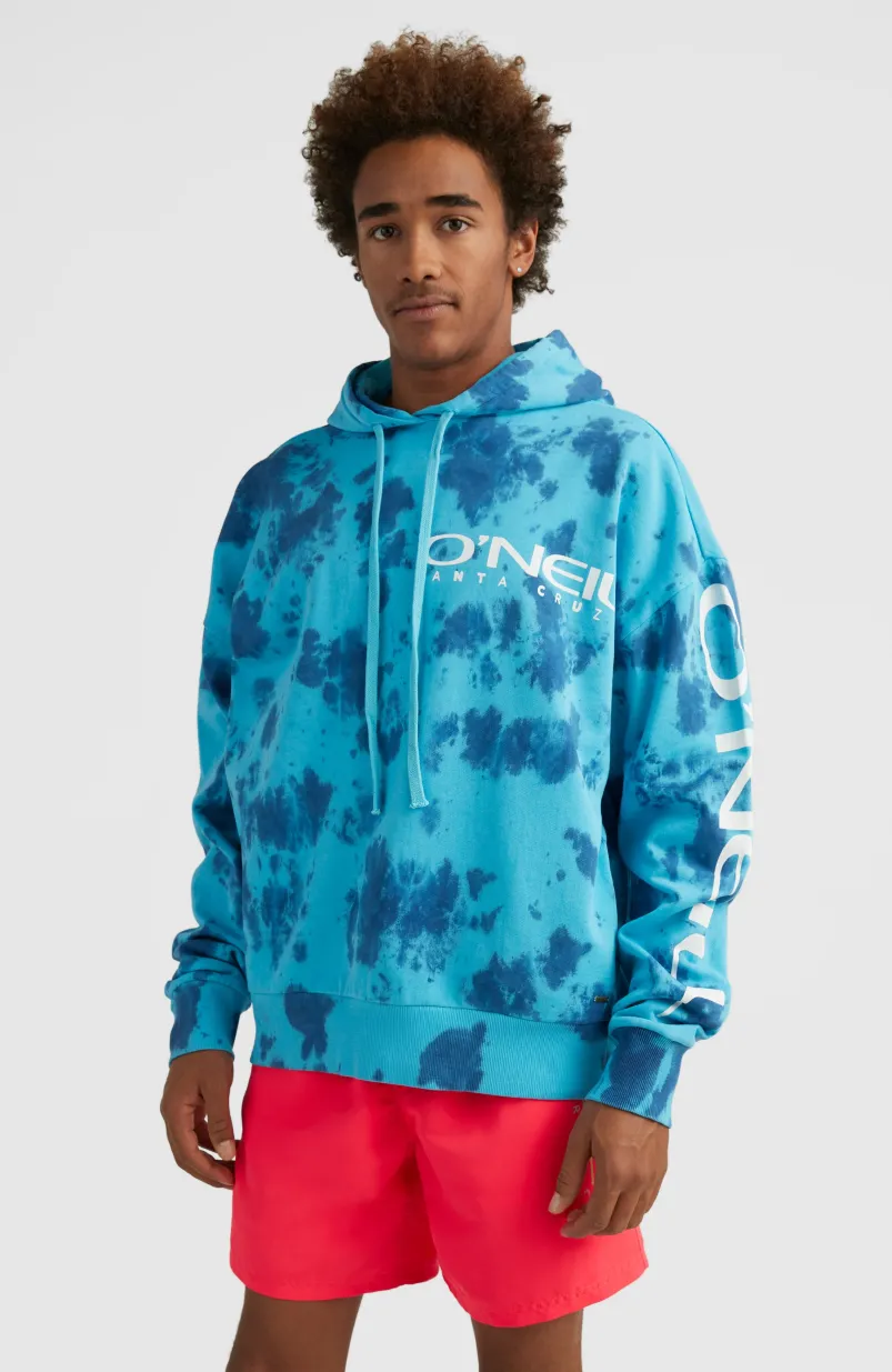 Hoodie Oakes | Bright Blue Tie Dye