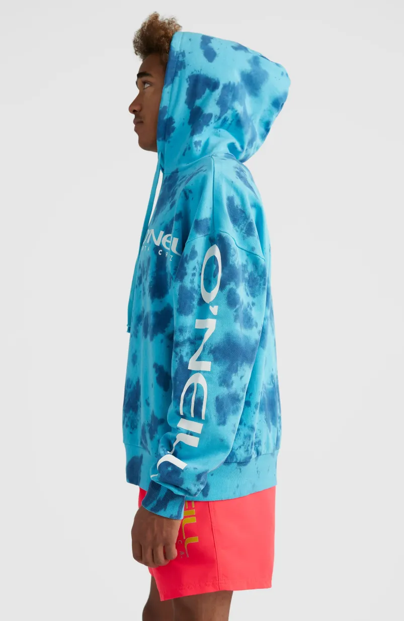 Hoodie Oakes | Bright Blue Tie Dye
