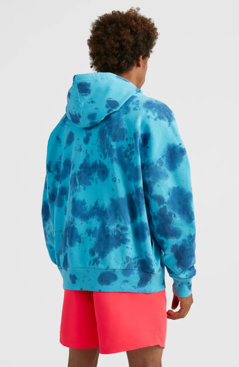 Hoodie Oakes | Bright Blue Tie Dye