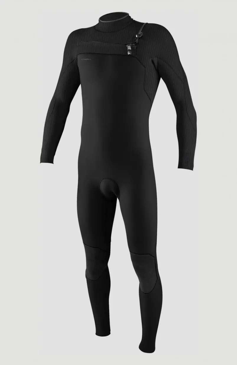 Hyperfreak 5/4mm Chest Zip Full Wetsuit | BLACK/BLACK