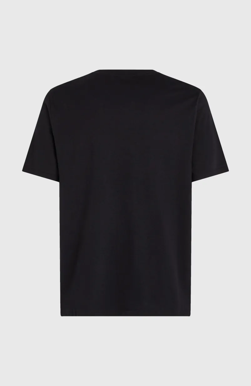 Ikat Stripe T-shirt | Black Out