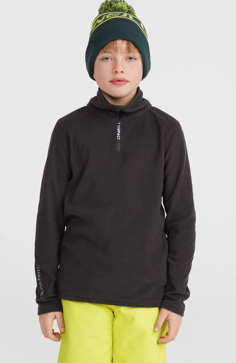 Jack's Polartec® 100 Fleecetrui Met Halve Rits | Black Out