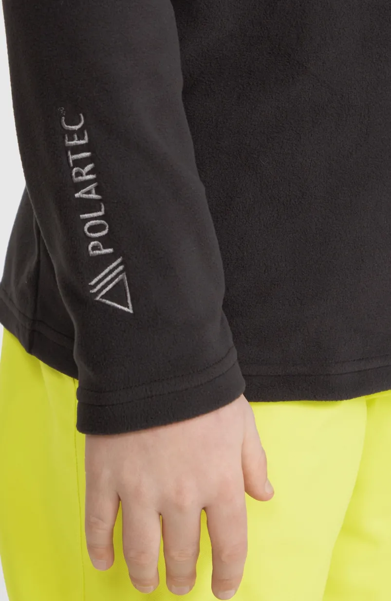 Jack's Polartec® 100 Fleecetrui Met Halve Rits | Black Out