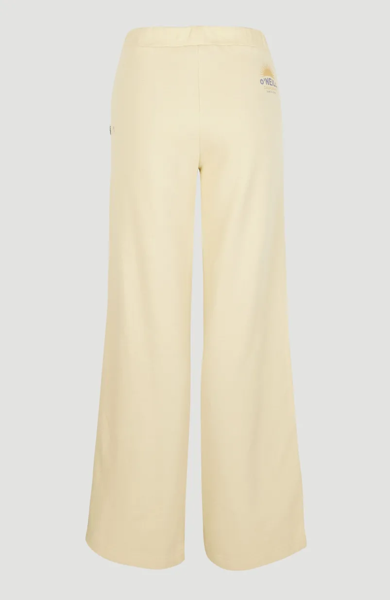 Joggingbroek Lulu Met Wijde Pijpen En Hoge Taille | Bleached Sand