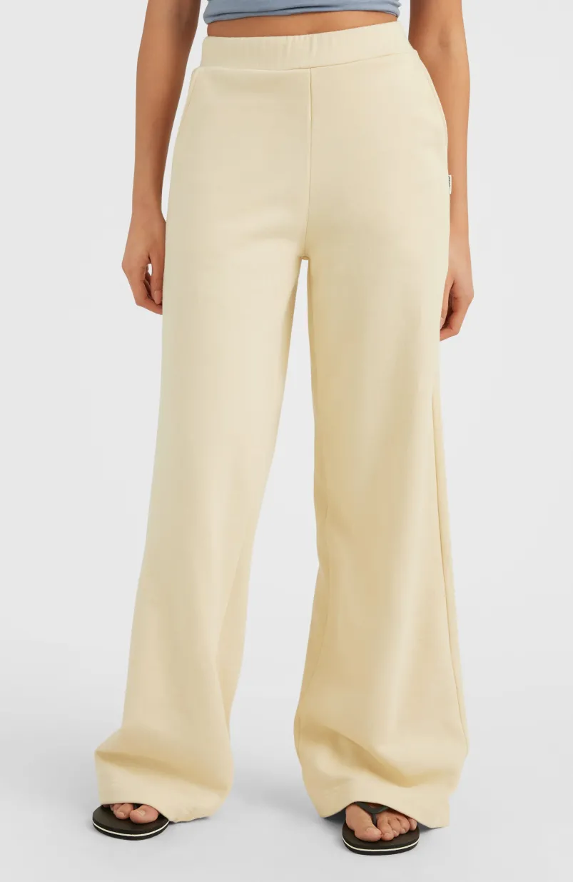 Joggingbroek Lulu Met Wijde Pijpen En Hoge Taille | Bleached Sand