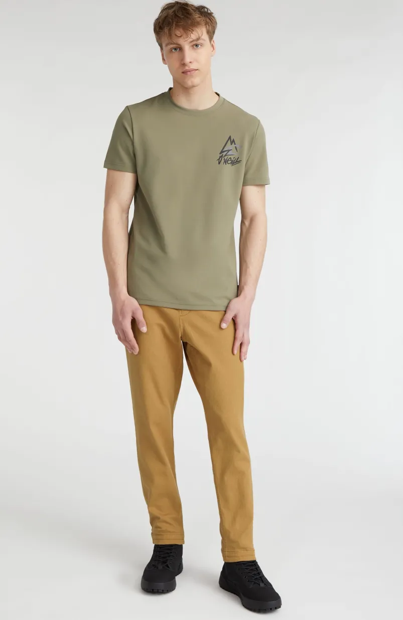 Joggingbroek Woven Chino | Rich Caramel