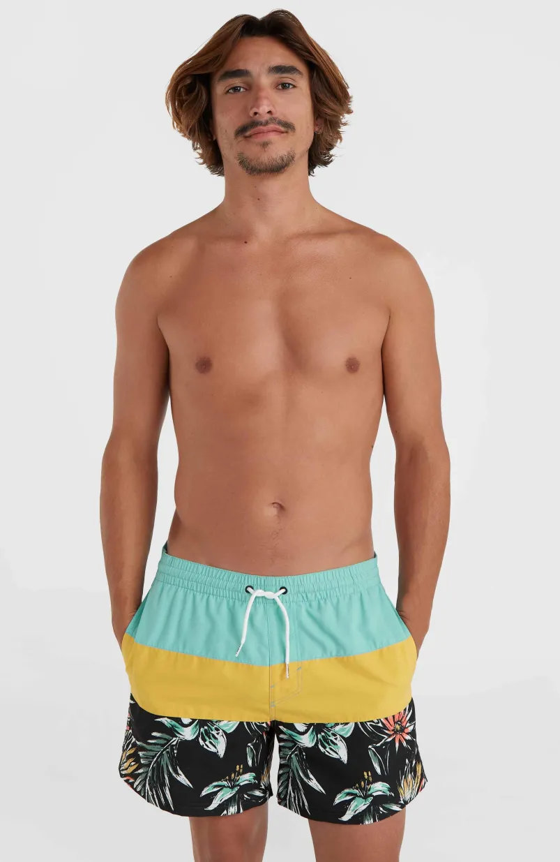 Mix And Match Cali Block 15" Zwembroek | Golden Haze