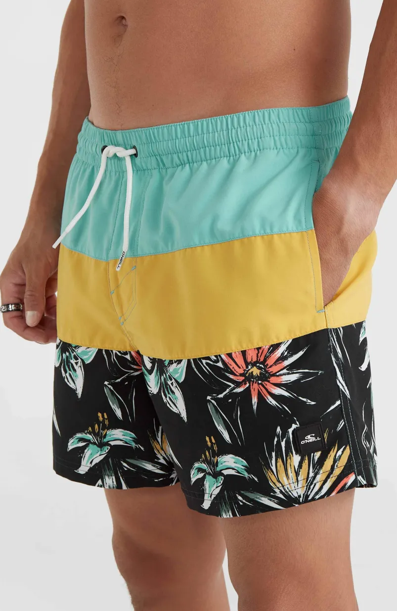 Mix And Match Cali Block 15" Zwembroek | Golden Haze