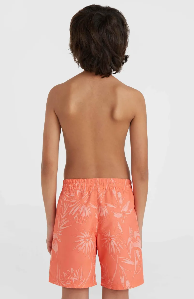 Mix And Match Cali Floral 14'' Zwembroek | Living Coral Tonal Tropicana