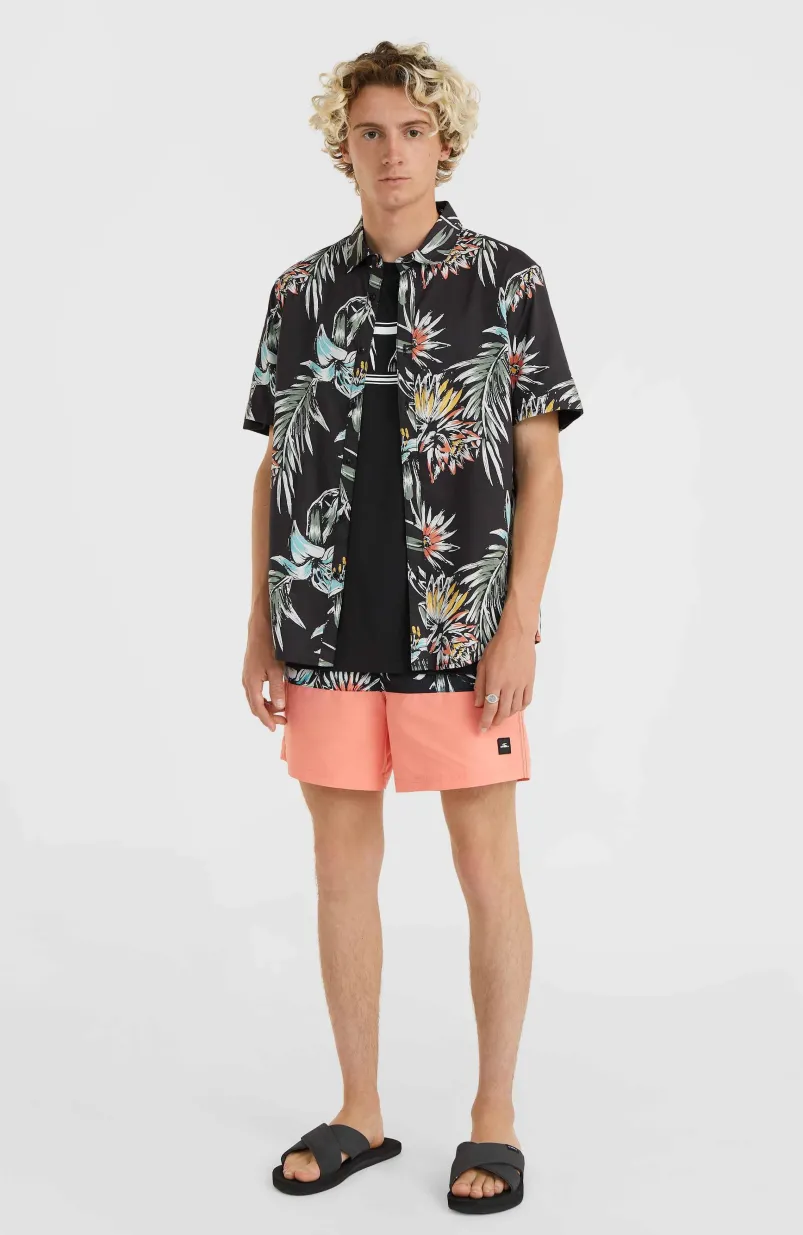 Mix And Match Floral Overhemd | Black Tropicana