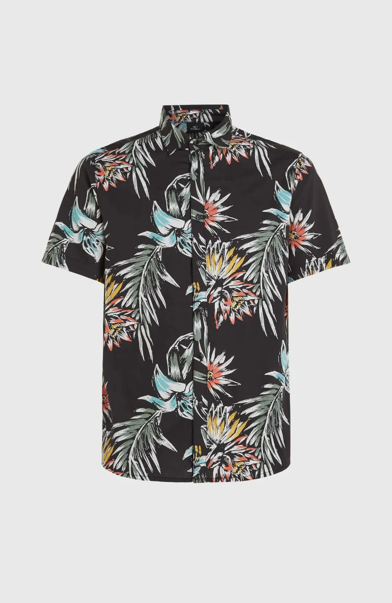 Mix And Match Floral Overhemd | Black Tropicana