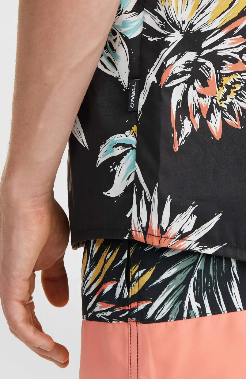Mix And Match Floral Overhemd | Black Tropicana