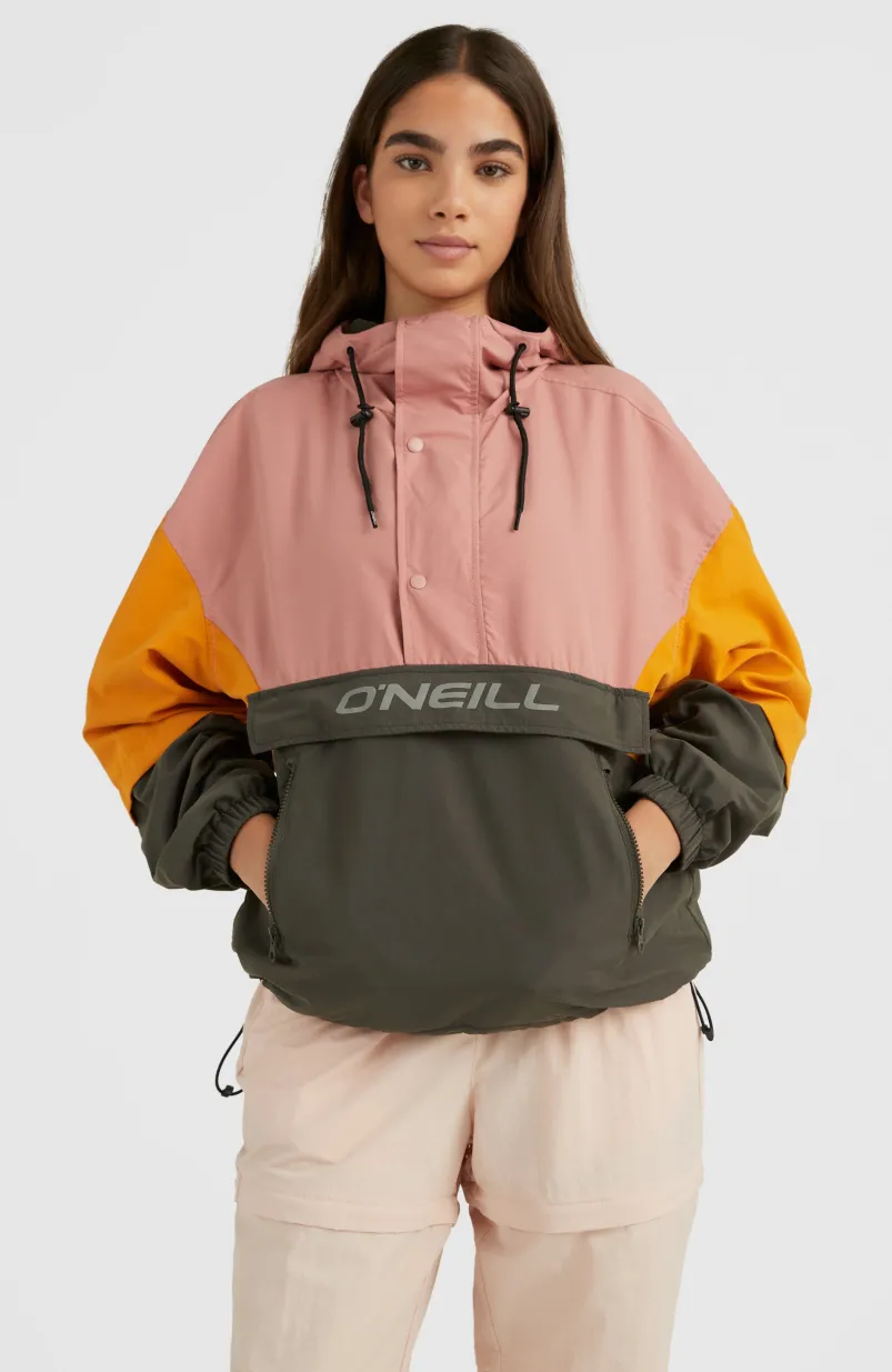 Modular Anorak Jas | Ash Rose Colour Block