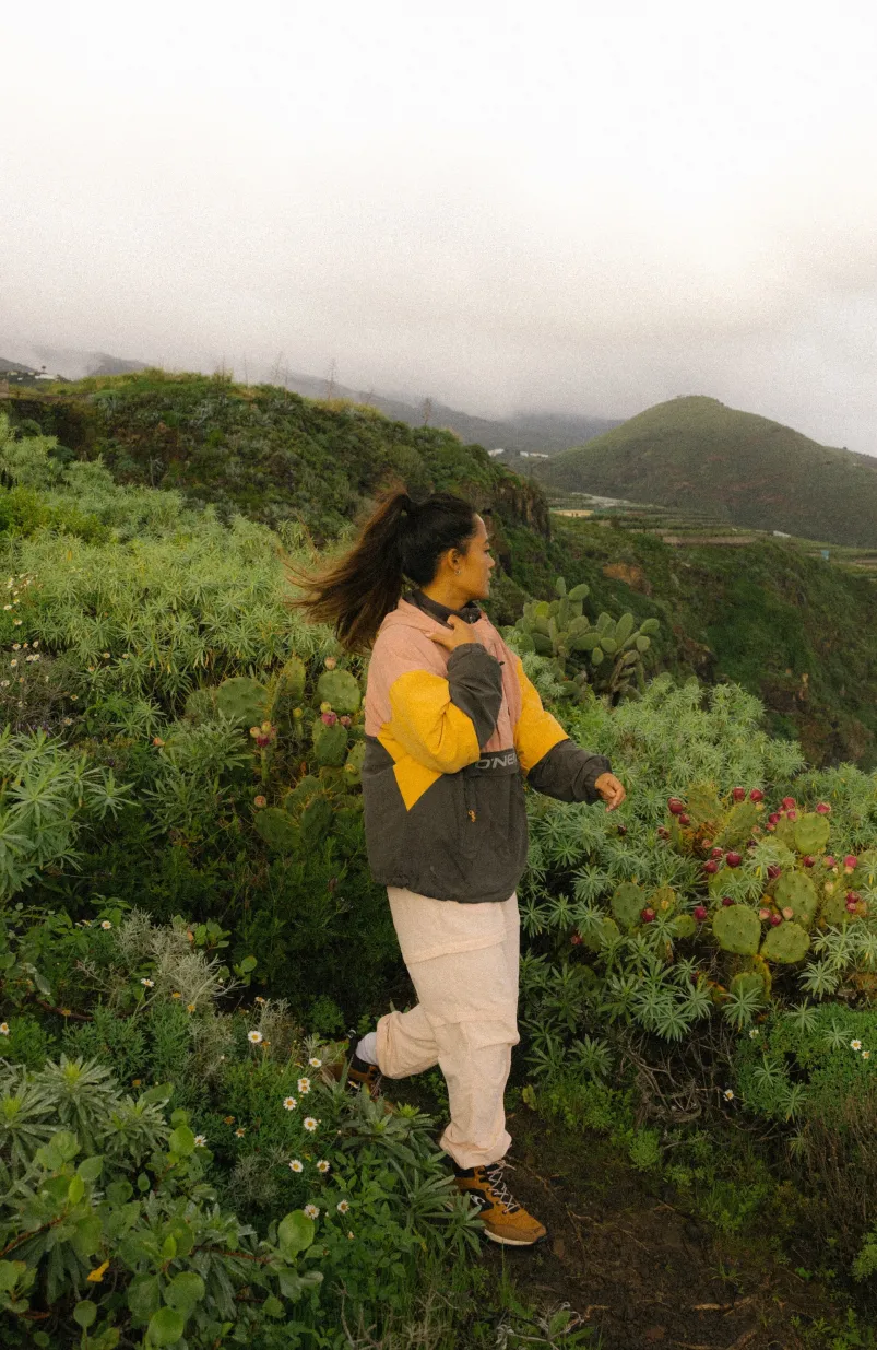 Modular Anorak Jas | Ash Rose Colour Block