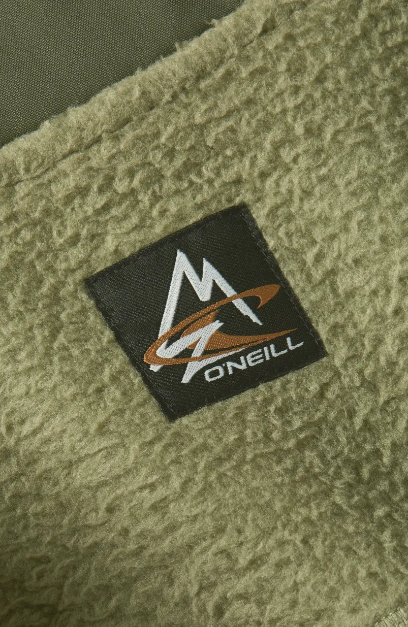 Mouwloos Vest High-Pile | Deep Lichen Green