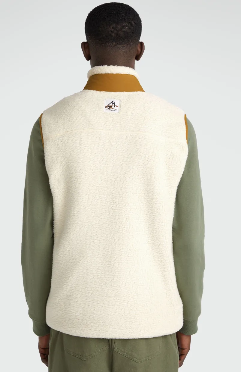 Mouwloos Vest High-Pile | Muslin