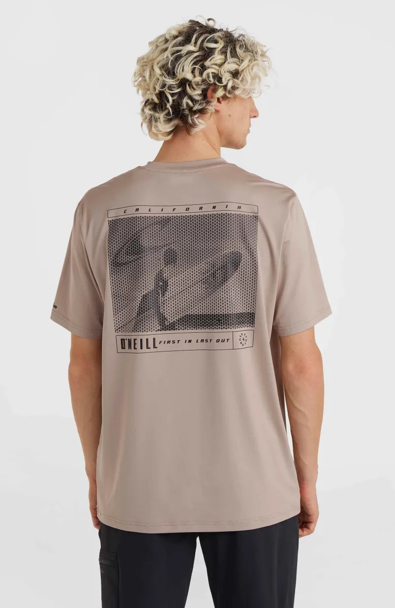 O'Neill TRVLR Series Photoprint Polygiene T-shirt | Pumpkin Smoke