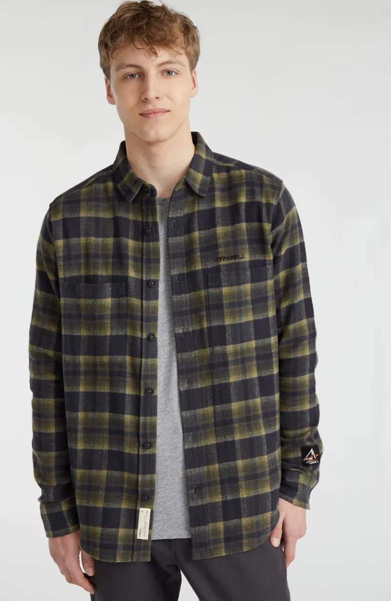 Overhemd O'Neill TRVLR Series Flannel Check | Green Shadow Check