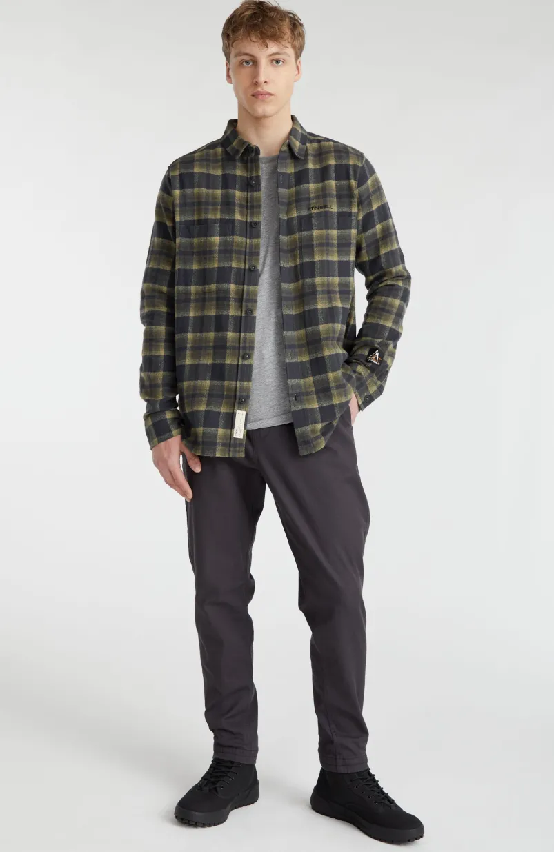 Overhemd O'Neill TRVLR Series Flannel Check | Green Shadow Check