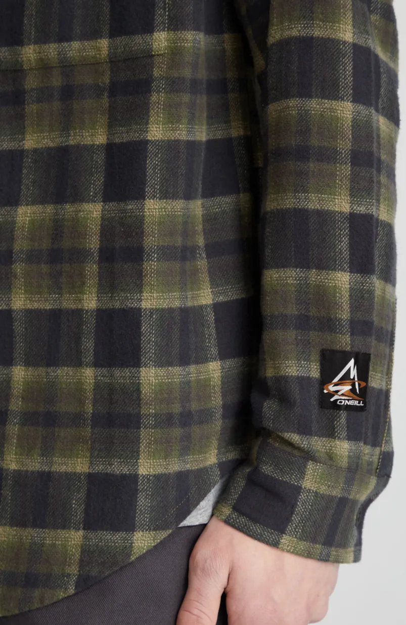 Overhemd O'Neill TRVLR Series Flannel Check | Green Shadow Check