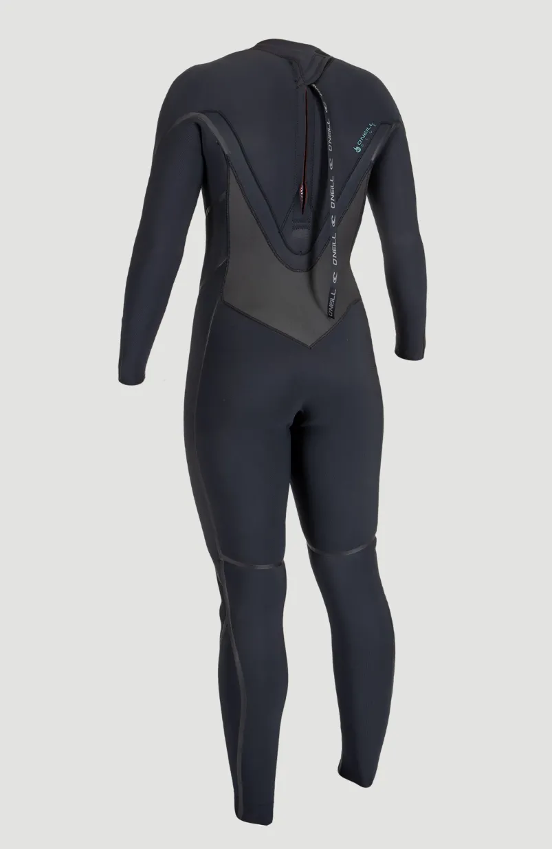 Psycho Tech 5/4mm Back Zip Full Wetsuit | BLACK/BLACK