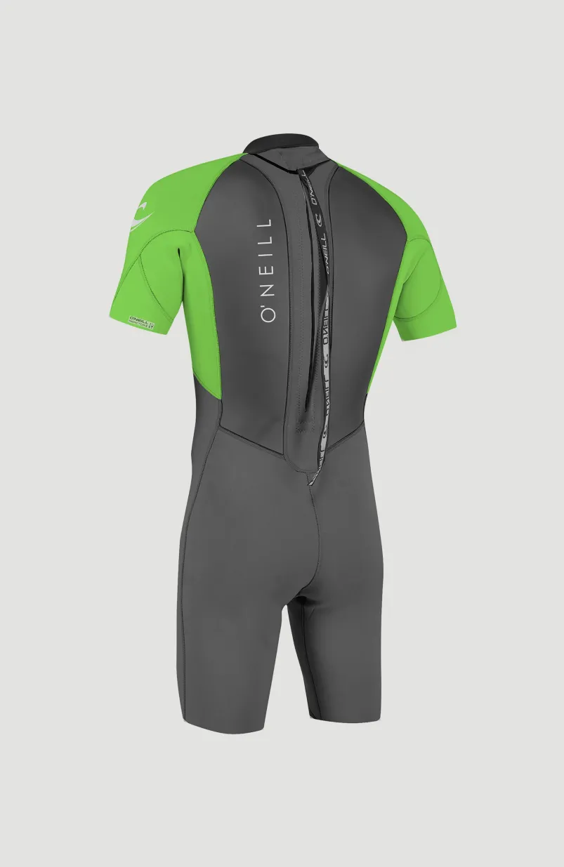 Reactor-2 2mm Back Zip Shortsleeve Spring Wetsuit | GRAPH/DAYGLO