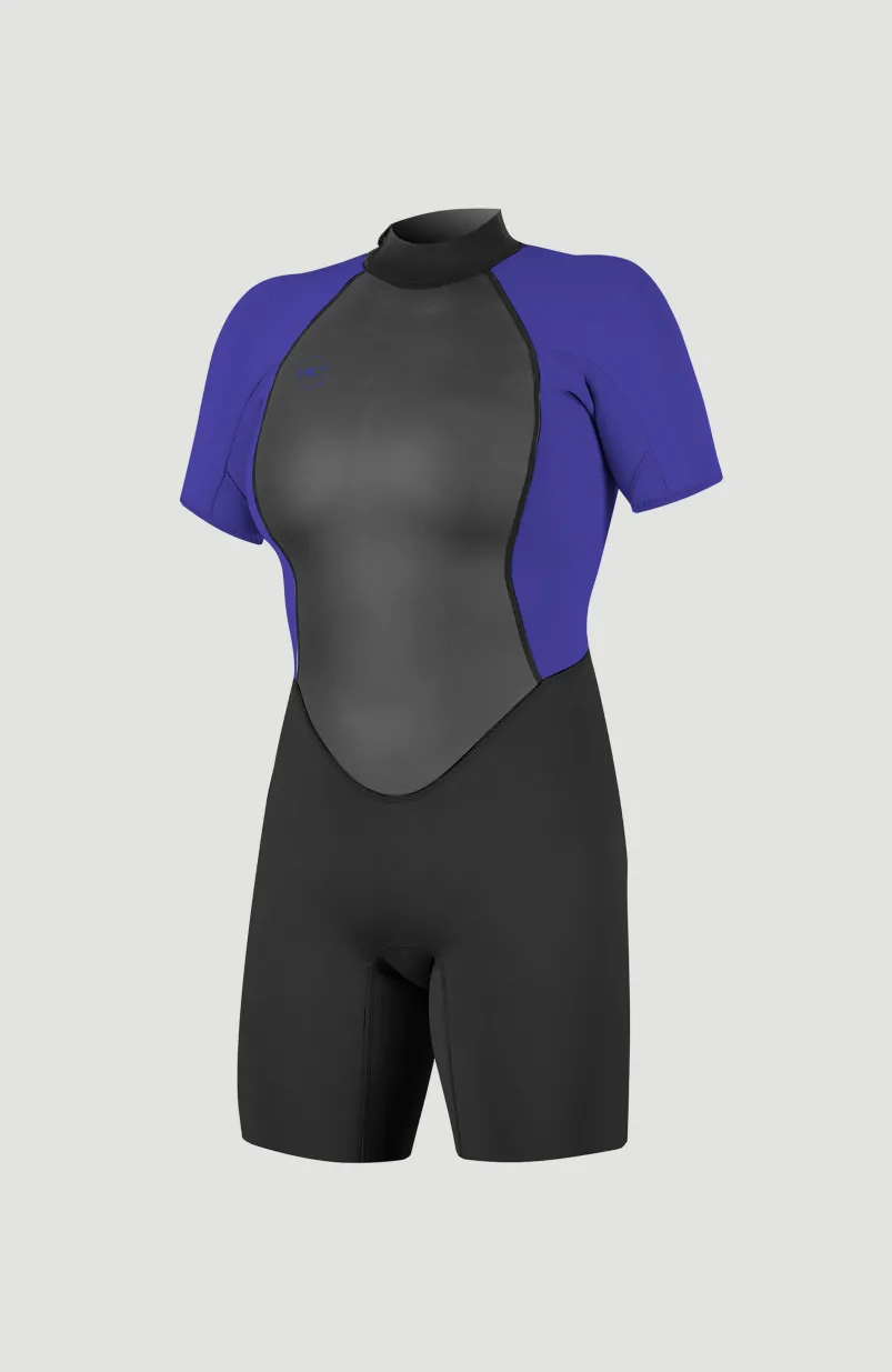 Reactor-2 2mm Back Zip Shortsleeve Spring Wetsuit | BLACK/COBALT