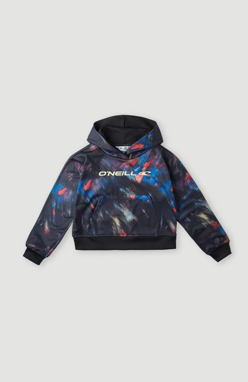 Rutile Hooded Fleece | Black Future Fade