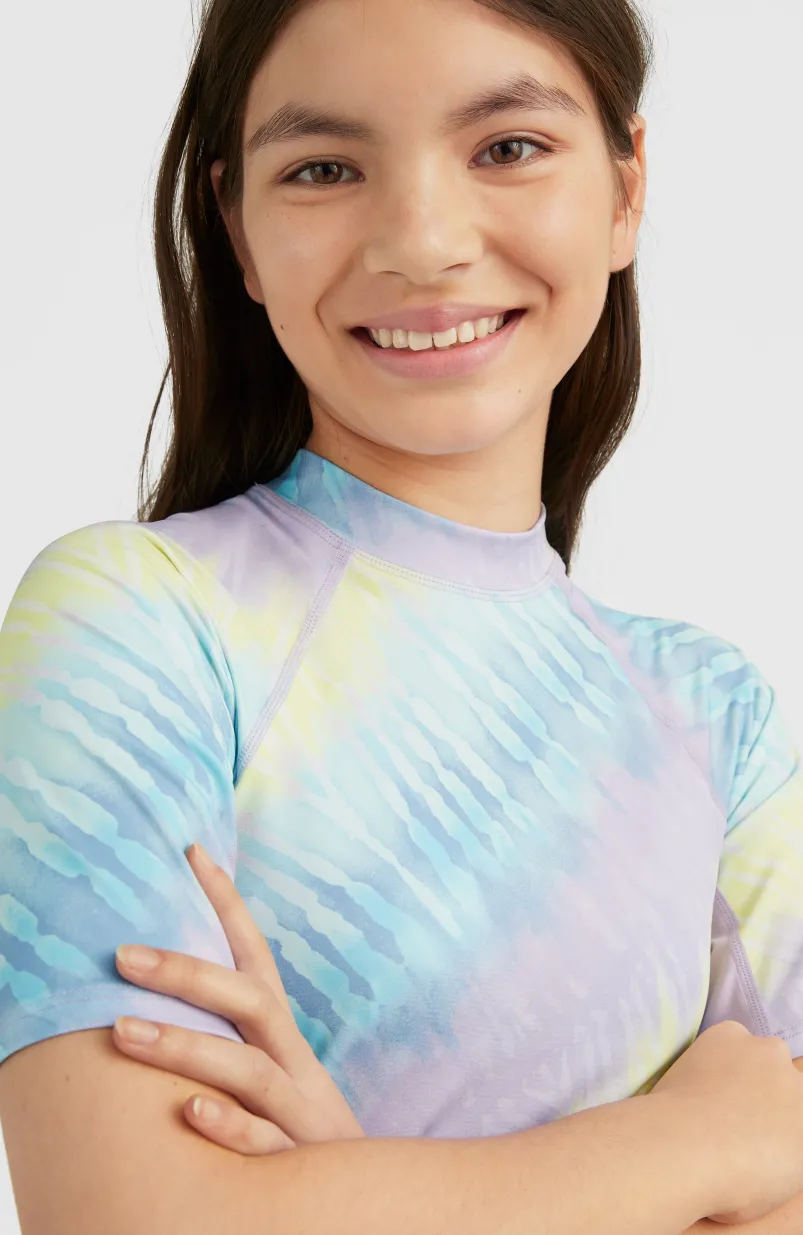 Shirt O'Neill Printed Met Korte Mouwen | Blue Tie Dye