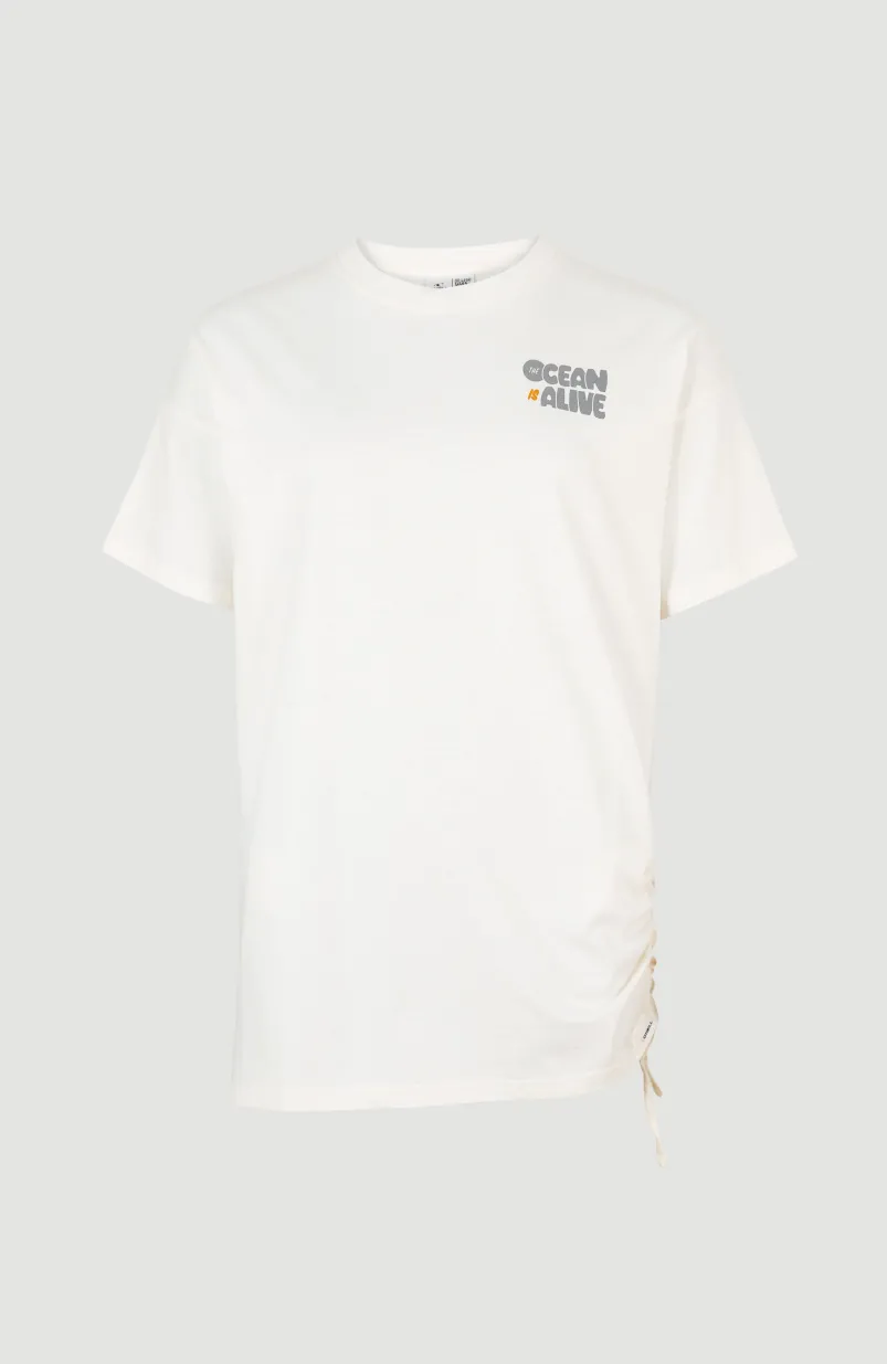 Stream Adjustable Long T-shirt | Snow White