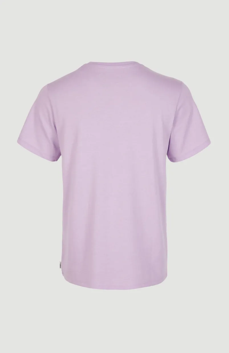 T-shirt Essentials Met V-hals | Purple Rose