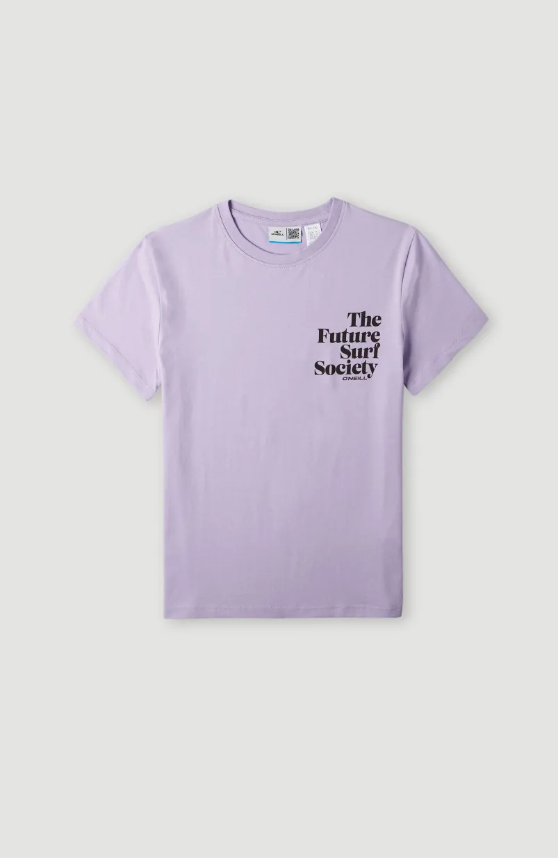 T-shirt Future Surf Society | Purple Rose