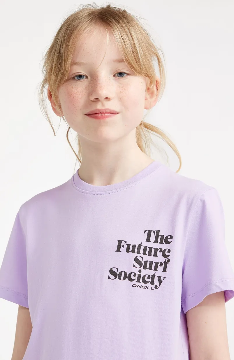 T-shirt Future Surf Society | Purple Rose