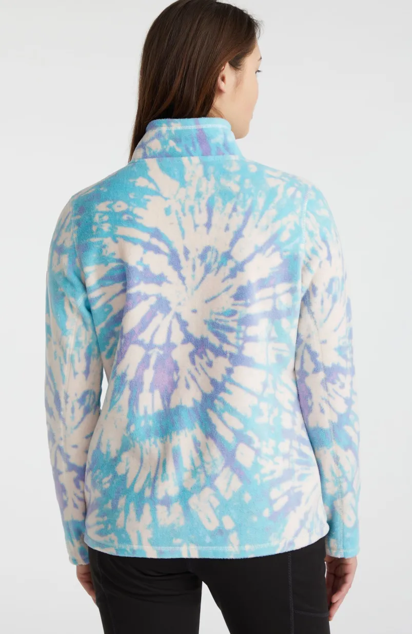 Vest Clime Printed Fleece | Pink Tie Dye