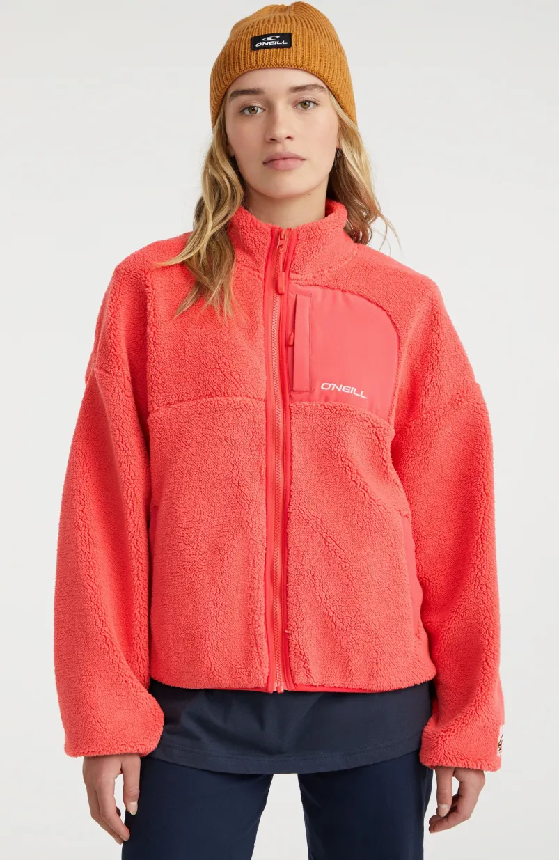 Vest Cloudrest Fleece | Red Orcher