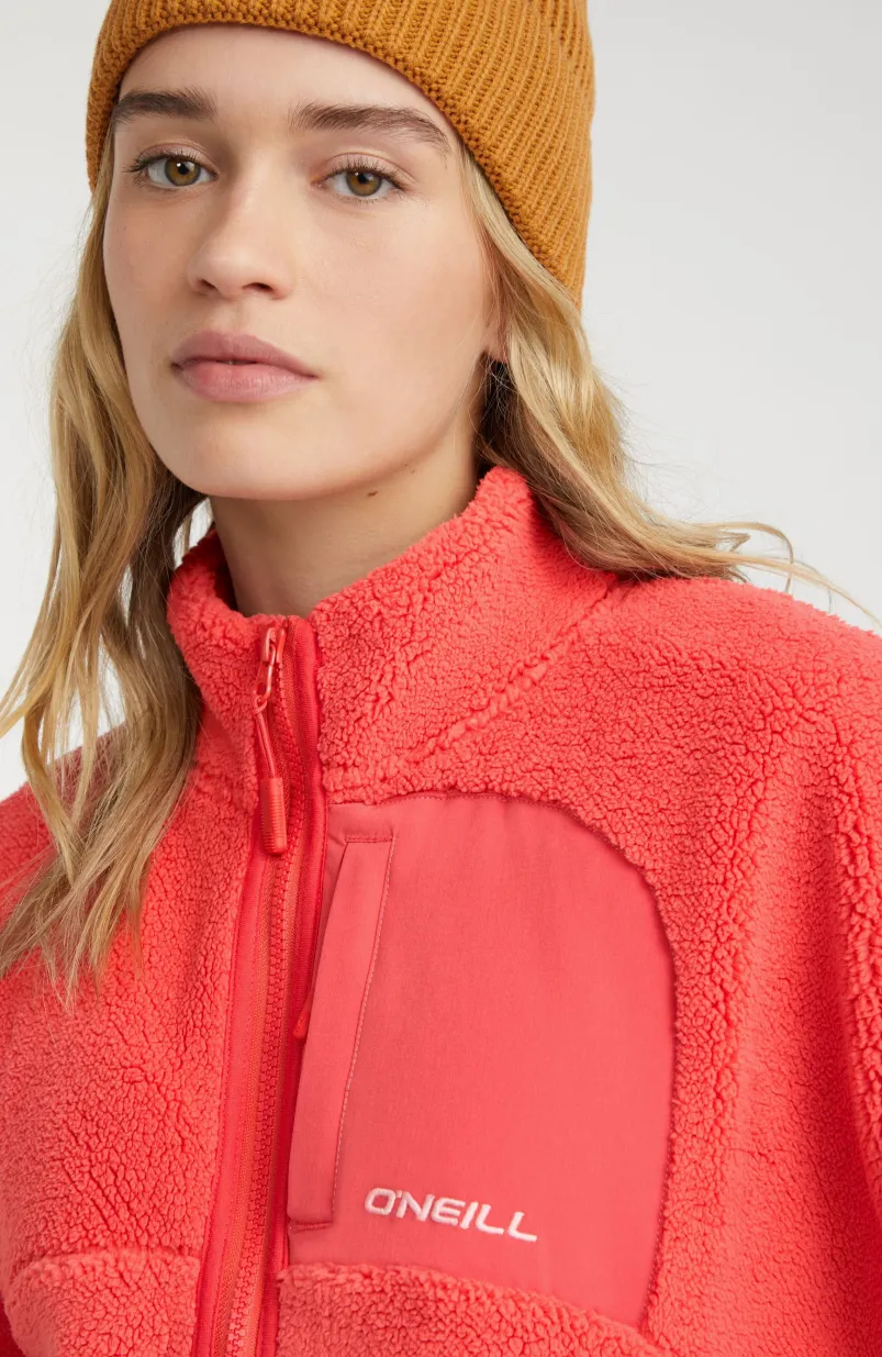 Vest Cloudrest Fleece | Red Orcher