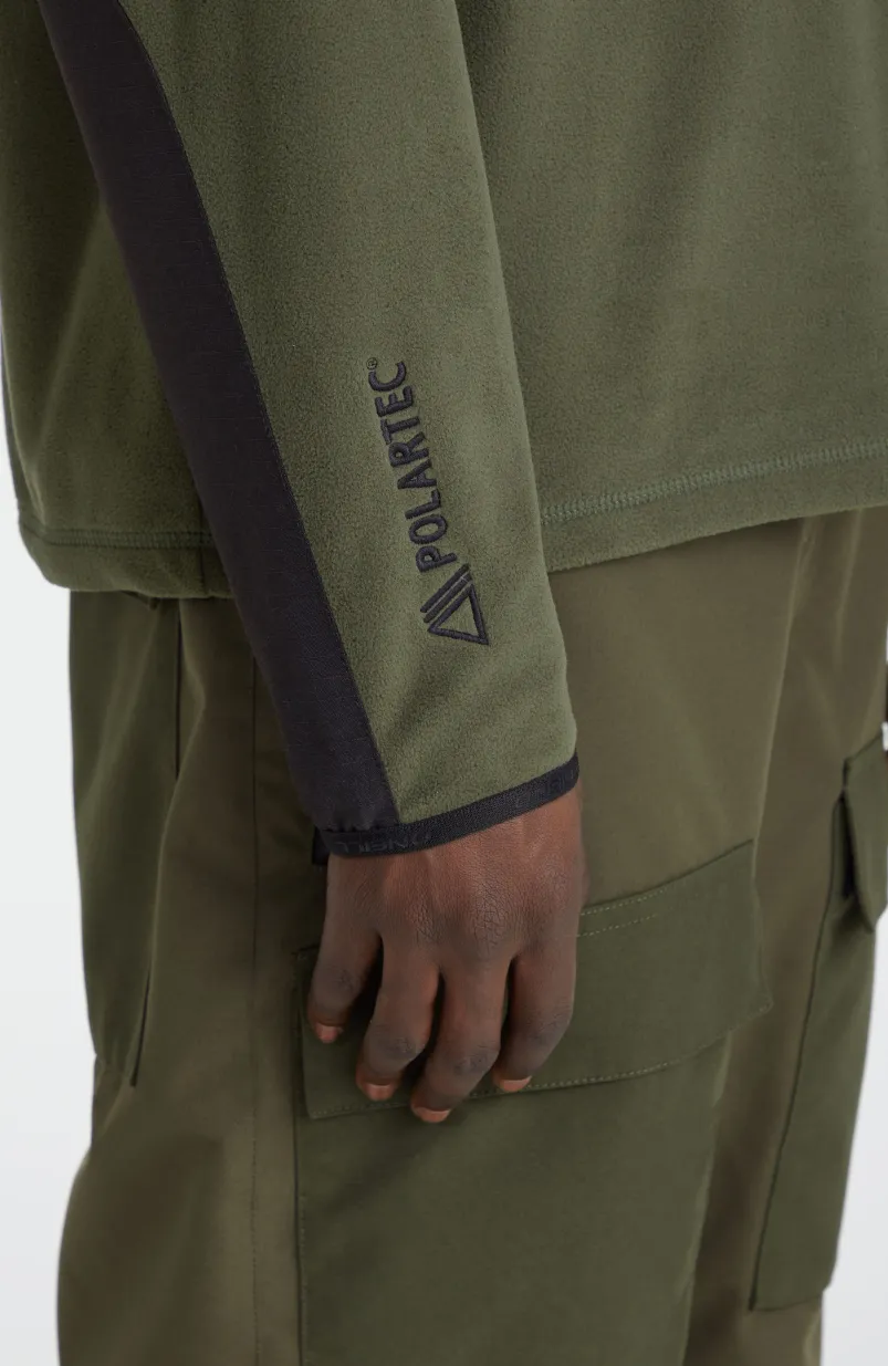 Vest Utility Heavy Fleece | Forest Night Colour Block