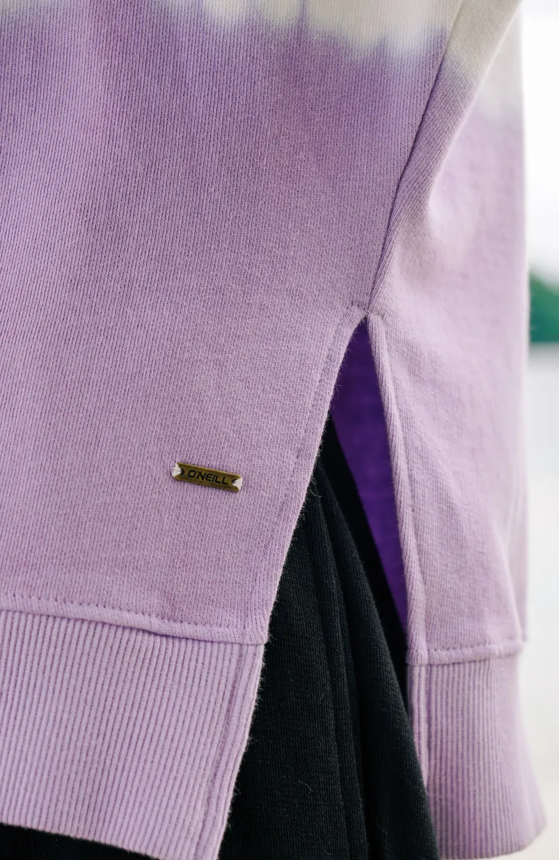 Women Of The Wave Hoodie | Purple Tie Dye