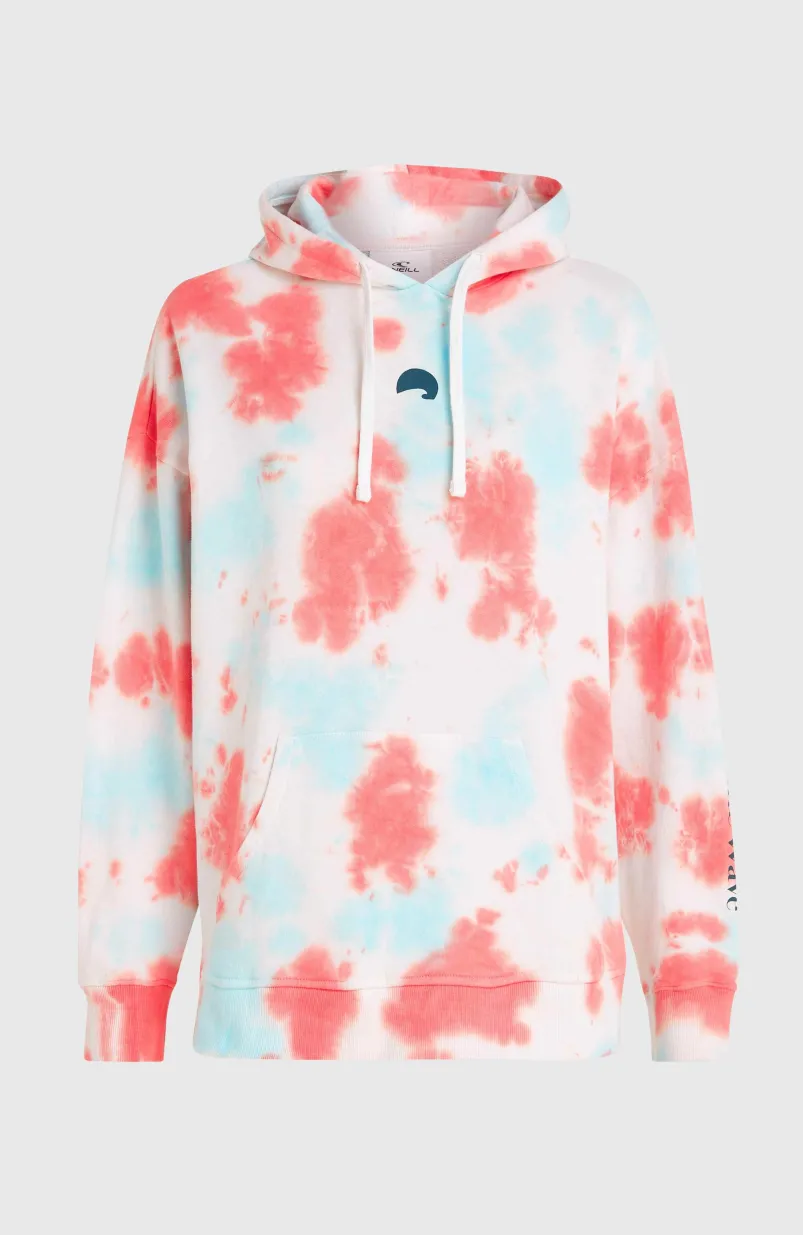 Women Of The Wave Hoodie | Pink Ice Cube Tie Dye